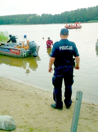 24-latek utonął w jeziorze