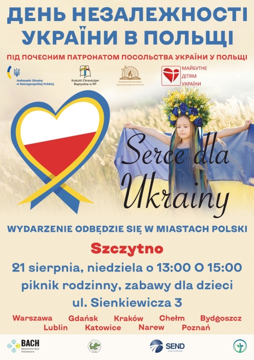 Serce dla Ukrainy w Szczytnie