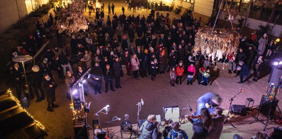 Klimatyczne kolędowanie w Sasku