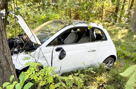 Rozbił auto i dostał mandat