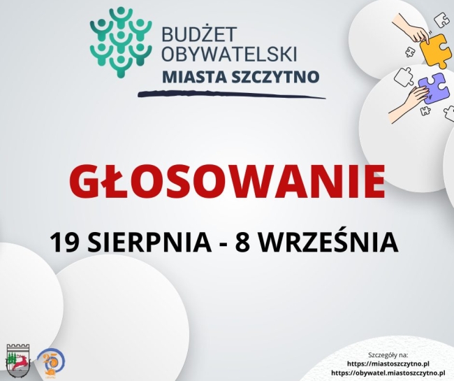 Głosowanie już rozpoczęte