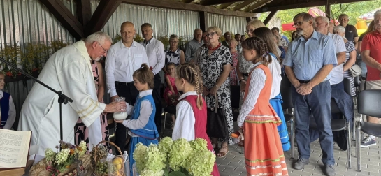 Wiejskie dożynki w Rumach