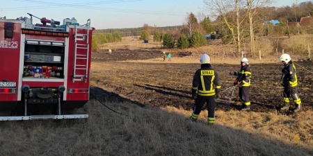 Seria pożarów traw