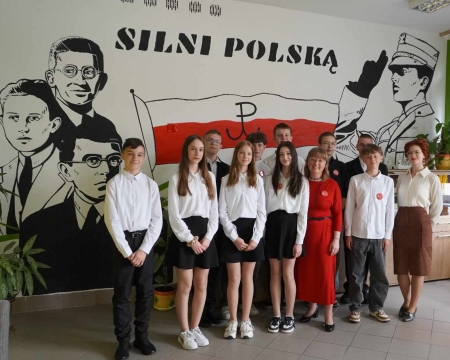 Mural z historią