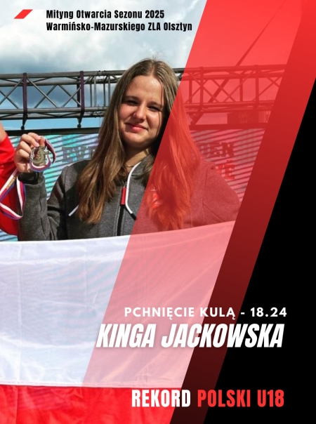 Rekord Polski Kingi Jackowskiej