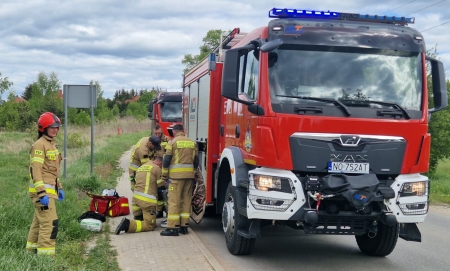 Zasłabła na chodniku
