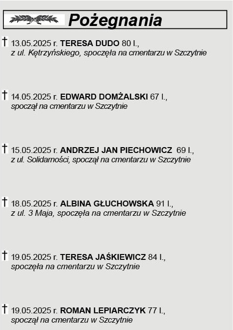 Pożegnania