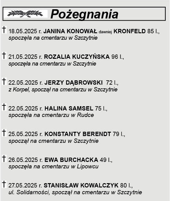 Pożegnania