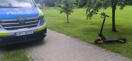 Wypadek na hulajnodze