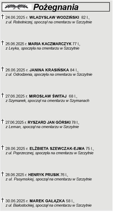 Pożegnania