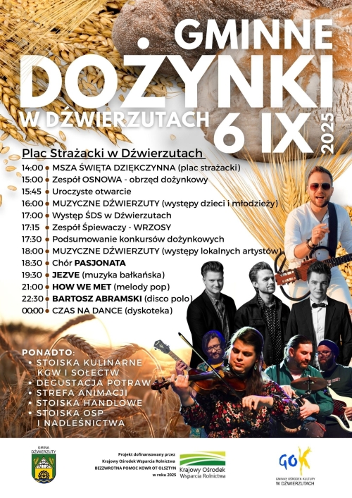 Święto plonów w Dźwierzutach