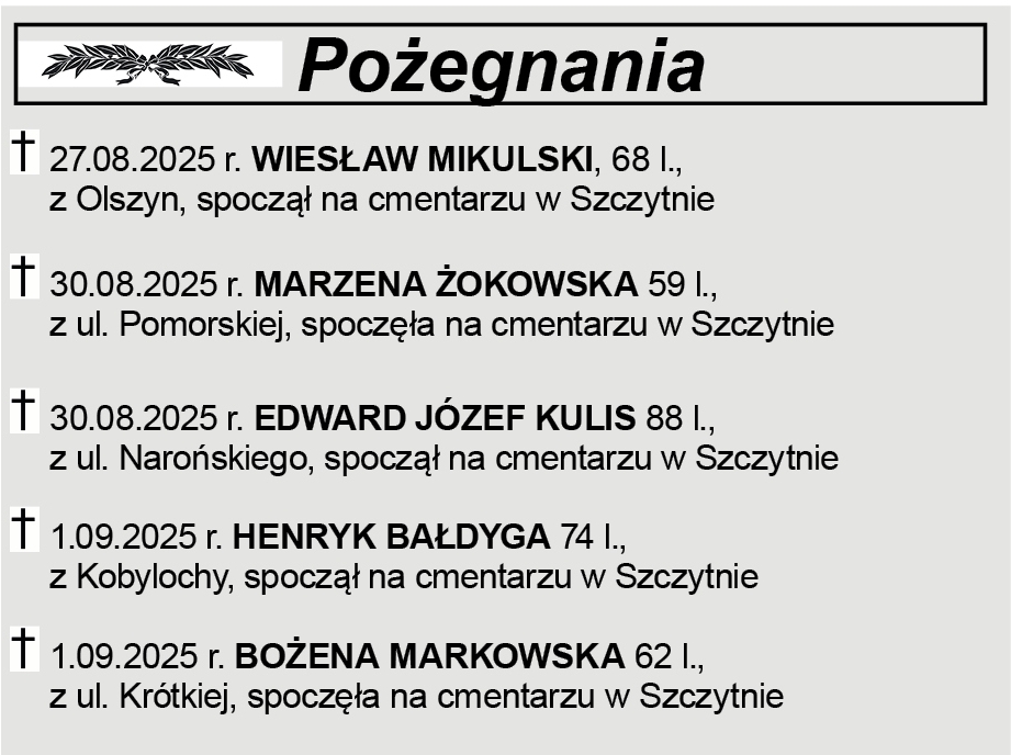 Pożegnania