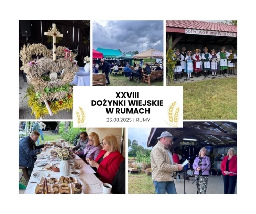 Dożynki wiejskie w Rumach