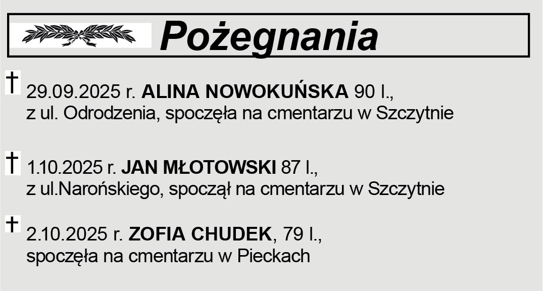 Pożegnania