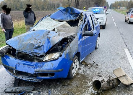 Zderzenie z beczkowozem