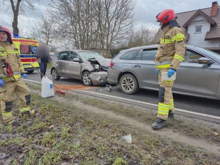 Stłuczka w Leśnym Dworze