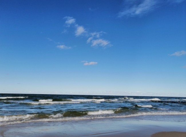 Łeba i błękit nieba