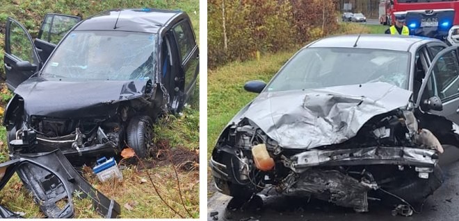 Groźna czołówka w Piecach