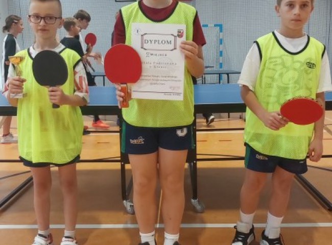 Podstawówki grały w ping-ponga